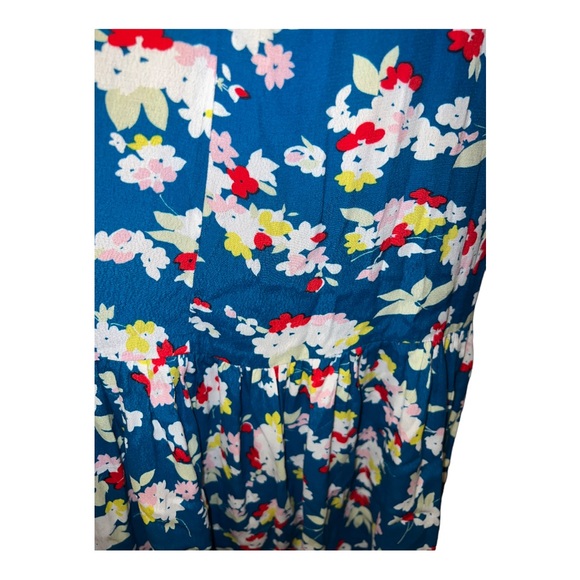 ANTHROPOLOGIE one shoulder floral maxi dress with pockets - Picture 9 of 16